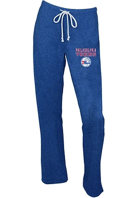 Concepts Sport Philadelphia 76ers Womens Blue Quest Loungewear Sleep Pants