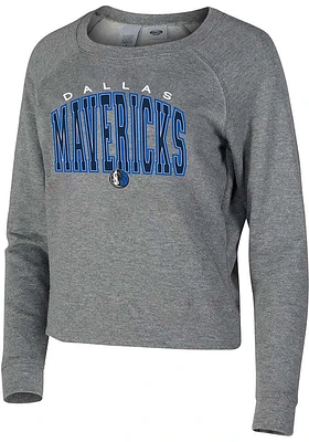 Dallas Mavericks Womens Grey Mainstream Crew Sweatshirt