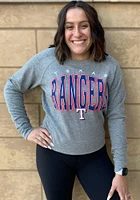 Texas Rangers Womens Grey Mainstream Crew Sweatshirt