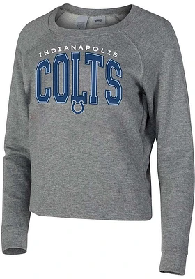 Indianapolis Colts Womens Grey Mainstream Crew Sweatshirt