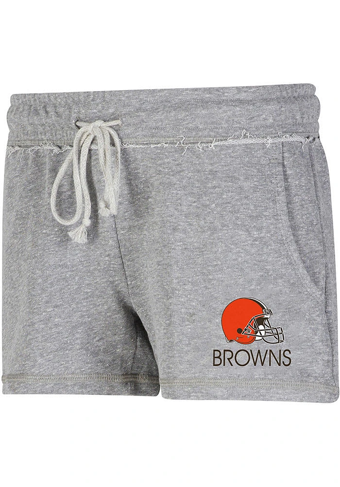 Concepts Sport Cleveland Browns Womens Grey Mainstream Shorts