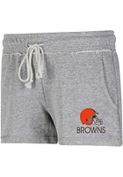 Concepts Sport Cleveland Browns Womens Grey Mainstream Shorts
