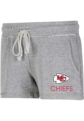 Concepts Sport Kansas City Chiefs Womens Grey Mainstream Shorts
