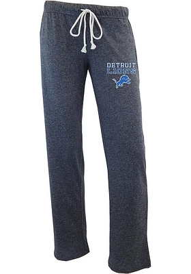 Detroit Lions Womens Grey Quest Loungewear Sleep Pants
