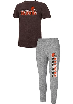 Cleveland Browns Mens Grey Holiday Set Fashion Sweatpants
