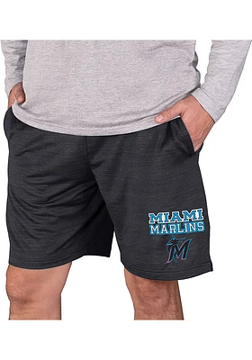 Concepts Sport Miami Marlins Mens Charcoal Bullseye Shorts