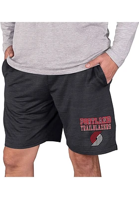 Concepts Sport Portland Trail Blazers Mens Charcoal Bullseye Shorts