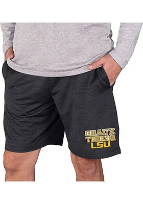Concepts Sport LSU Tigers Mens Charcoal Bullseye Shorts