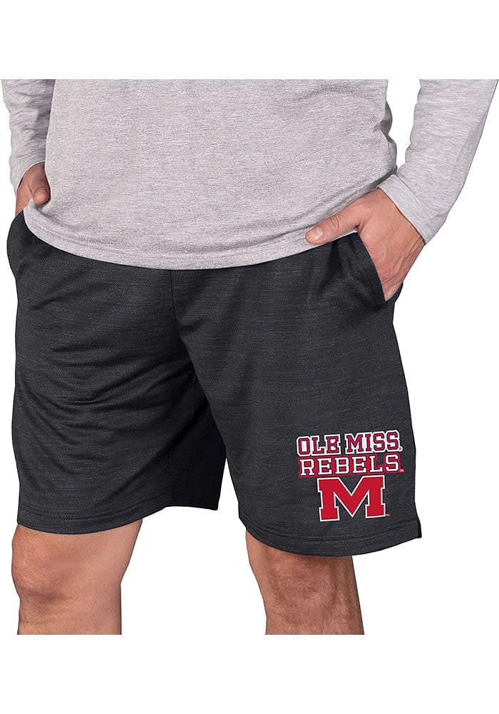 Concepts Sport Ole Miss Rebels Mens Charcoal Bullseye Shorts