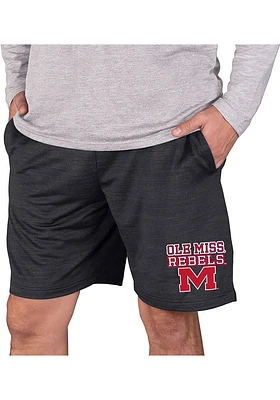 Concepts Sport Ole Miss Rebels Mens Charcoal Bullseye Shorts