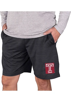 Concepts Sport Temple Owls Mens Charcoal Bullseye Shorts