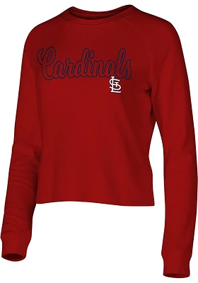 St Louis Cardinals Womens Colonnade Crew Sweatshirt