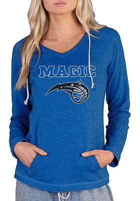 Concepts Sport Orlando Magic Womens Blue Mainstream Terry Hooded Sweatshirt