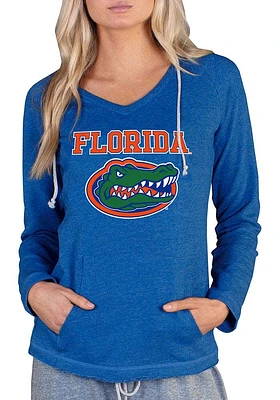 Concepts Sport Florida Gators Womens Blue Mainstream Terry Hooded Sweatshirt