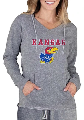 Concepts Sport Kansas Jayhawks Womens Mainstream Terry Hooded Sweatshirt