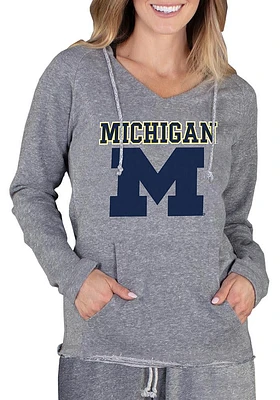 Concepts Sport Michigan Wolverines Womens Mainstream Terry Hooded Sweatshirt