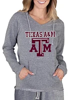 Concepts Sport Texas A&M Aggies Womens Grey Mainstream Terry Hooded Sweatshirt
