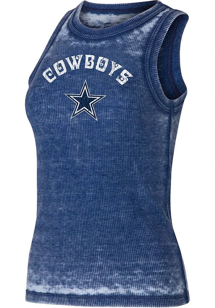 Dallas Cowboys Womens Navy Blue Resurgence Tank Top