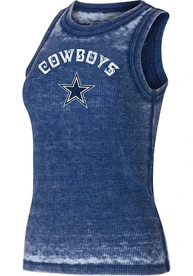 Dallas Cowboys Womens Navy Blue Resurgence Tank Top