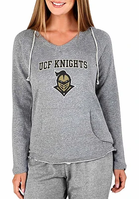Concepts Sport UCF Knights Womens Grey Mainstream Terry Hooded Sweatshirt