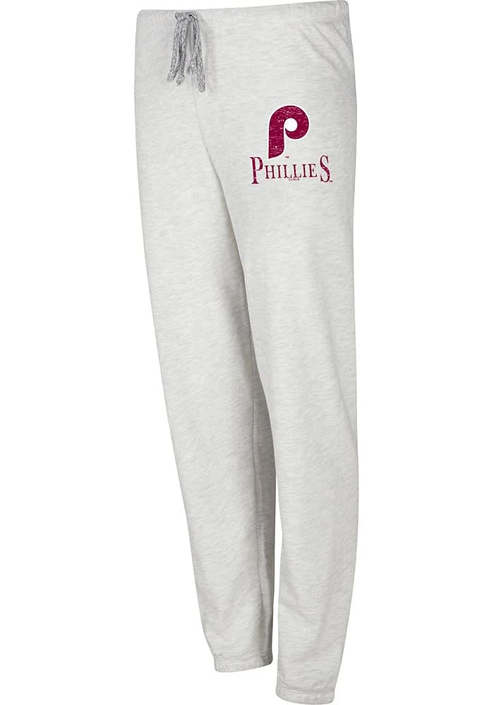 Concepts Sport Philadelphia Phillies Womens Mainstream Oatmeal Sweatpants