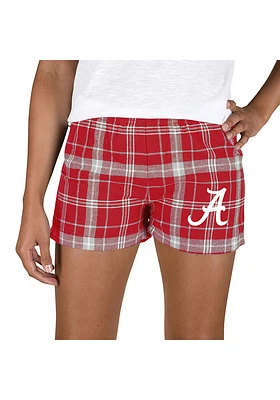 Concepts Sport Alabama Crimson Tide Womens Grey Ultimate Flannel Shorts