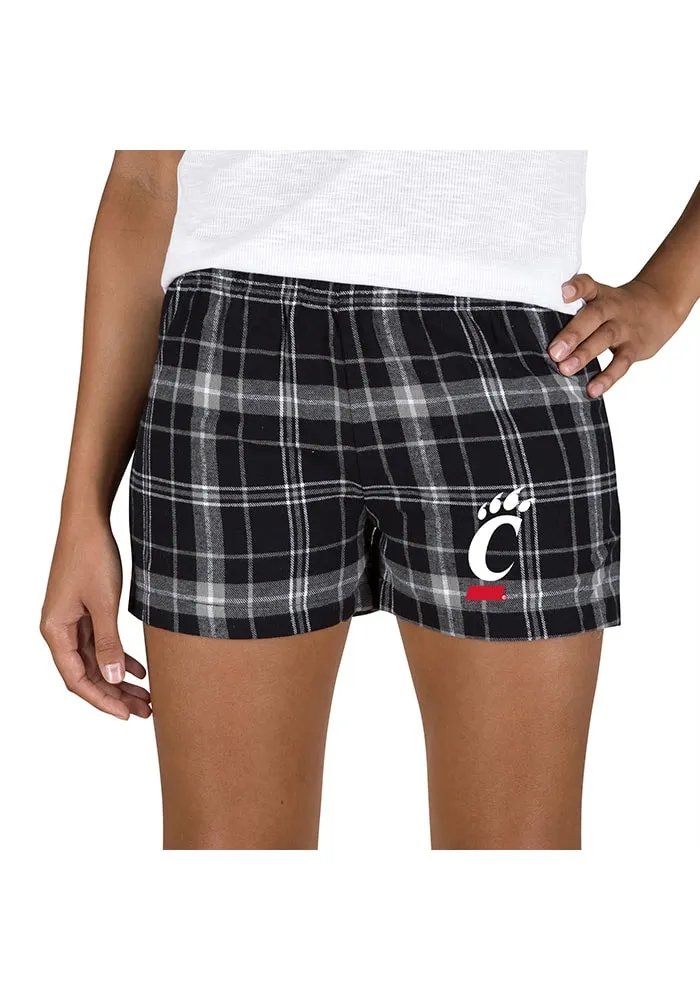 Concepts Sport Cincinnati Bearcats Womens Grey Ultimate Flannel Shorts