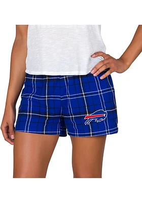 Concepts Sport Buffalo Bills Womens Black Ultimate Flannel Shorts