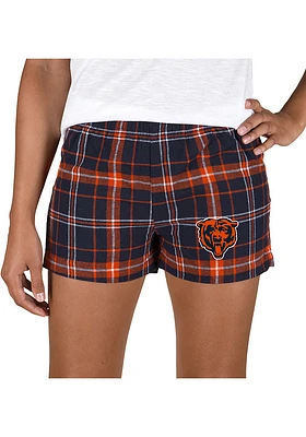 Concepts Sport Chicago Bears Womens Orange Ultimate Flannel Shorts