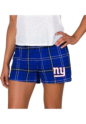 Concepts Sport New York Giants Womens Black Ultimate Flannel Shorts