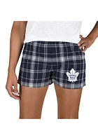 Concepts Sport Toronto Maple Leafs Womens Grey Ultimate Flannel Shorts