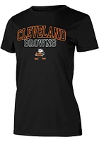 Concepts Sport Cleveland Browns Womens Black Marathon Short Sleeve T-Shirt