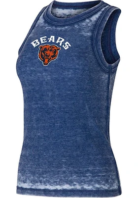 Chicago Bears Womens Navy Blue Resurgence Tank Top
