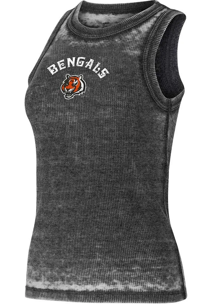 Cincinnati Bengals Womens Charcoal Resurgence Tank Top