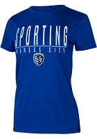 Sporting Kansas City Womens Blue MARATHON Short Sleeve T-Shirt