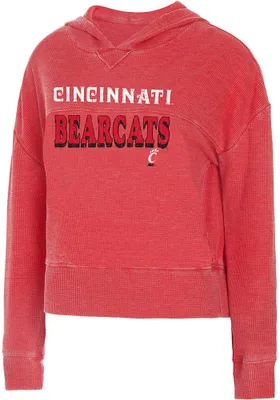 Cincinnati Bearcats Womens Red Resurgence Logo Hooded Sweatshirt