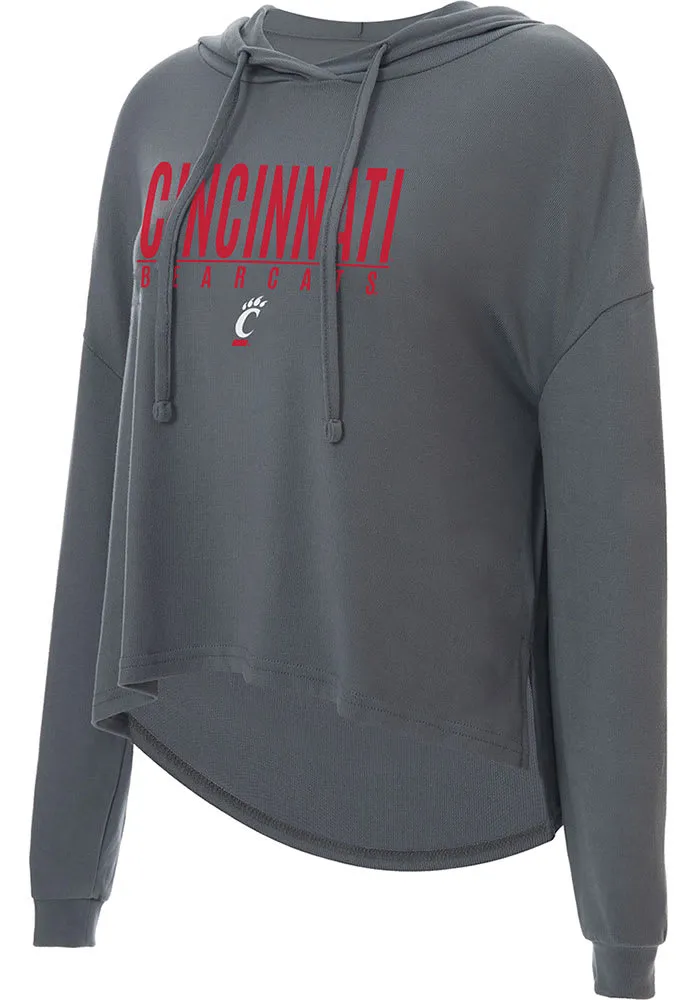 Cincinnati Bearcats Womens Charcoal Composite Hooded Sweatshirt