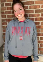 Ohio State Buckeyes Womens Charcoal Composite Hooded Sweatshirt