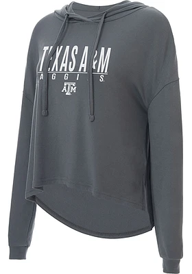 Texas A&M Aggies Womens Charcoal Composite Hooded Sweatshirt