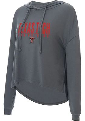 Texas Tech Red Raiders Womens Charcoal Composite Hooded Sweatshirt