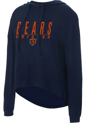 Concepts Sport Chicago Bears Womens Navy Blue Composite Hooded Sweatshirt