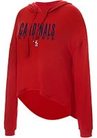 Concepts Sport St Louis Cardinals Womens Red Composite Hooded Sweatshirt