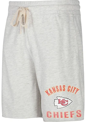 Concepts Sport Kansas City Chiefs Mens Oatmeal Mainstream Shorts