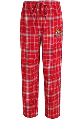 IUPUI Jaguars Mens Crimson Ultimate Flannel Sleep Pants