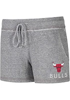 Concepts Sport Chicago Bulls Womens Grey Mainstream Shorts