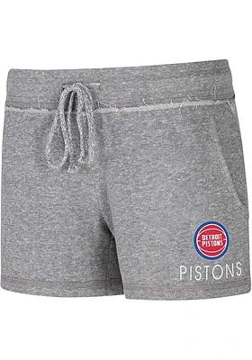 Concepts Sport Detroit Pistons Womens Grey Mainstream Shorts