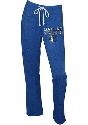 Concepts Sport Dallas Mavericks Womens Blue Quest Loungewear Sleep Pants