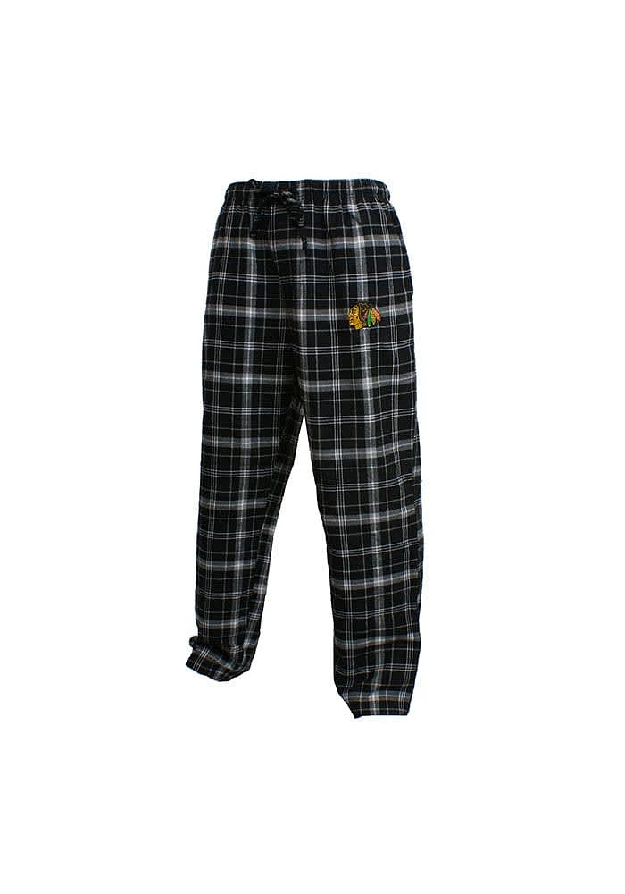 Concepts Sport Chicago Blackhawks Mens Black Ultimate Sleep Pants