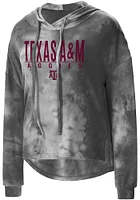 Texas A&M Aggies Womens Charcoal Composite Design Hooded Sweatshirt