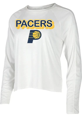 Concepts Sport Indiana Pacers Womens White Gable Loungewear Sleep Shirt